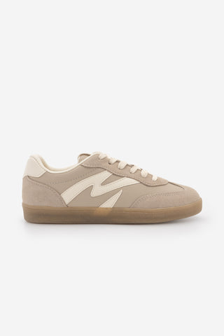Kadın Sneaker Bağcıklı Spor Ayakkabı Starse - Bej