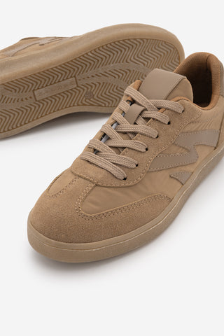 Kadın Sneaker Bağcıklı Spor Ayakkabı Starse - Taba