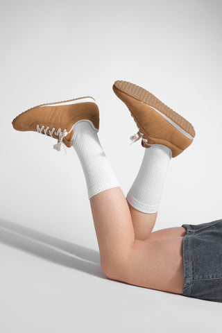 Kadın Sneaker Spor Ayakkabı Zonya - Camel Süet