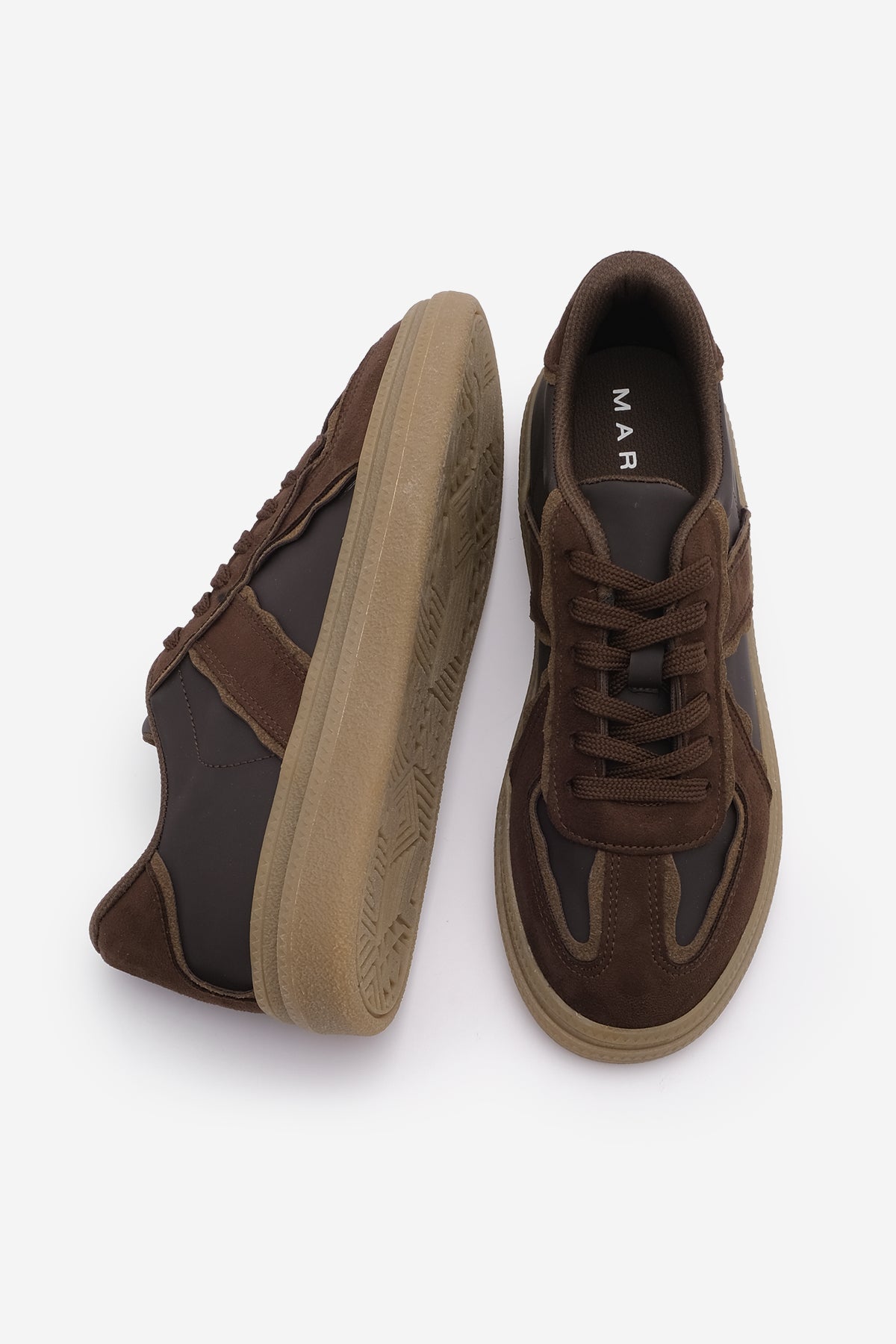 Kadın Sneaker Spor Ayakkabı Mistav Kahve | Marjin