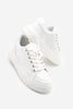 Kadın Sneaker Kalın Taban Spor Ayakkabı Bekor - Beyaz