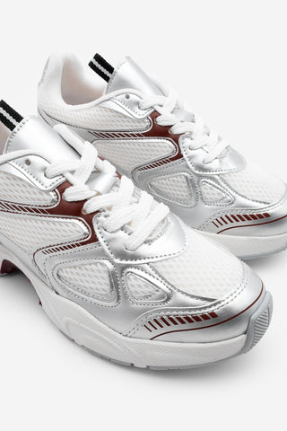 Kadın Sneaker Spor Ayakkabı Sargen - Bordo