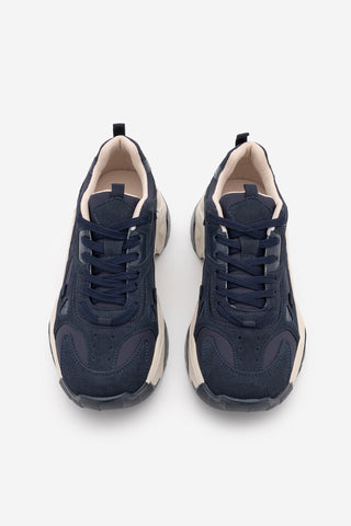 Kadın Sneaker Bağcıklı Spor Ayakkabı Pizen - Lacivert