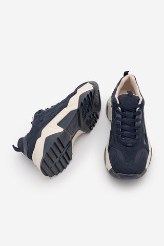 Kadın Sneaker Bağcıklı Spor Ayakkabı Pizen - Lacivert