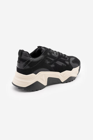Kadın Sneaker Bağcıklı Spor Ayakkabı Pizen - Siyah