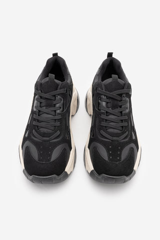 Kadın Sneaker Bağcıklı Spor Ayakkabı Pizen - Siyah