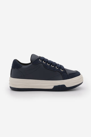 Kadın Sneaker Kalın Taban Spor Ayakkabı Sifaz - Lacivert