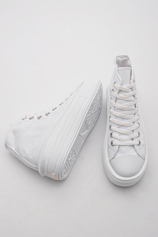 Kadın Sneaker  Keten Spor Ayakkabı Norel - Beyaz