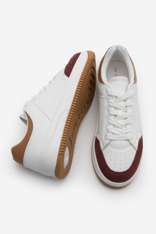 Kadın Sneaker Spor Ayakkabı Hinos - Bordo