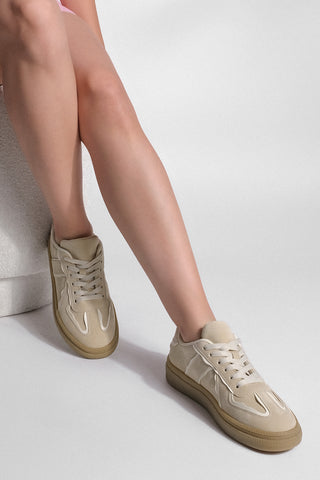 Kadın Sneaker Spor Ayakkabı Hakos - Bej
