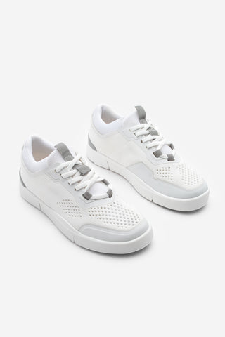 Kadın Sneaker Örgü Triko Koşu Ve Yürüyüş Spor Ayakkabı Norge - Beyaz