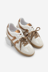 Kadın Sneaker Spor Ayakkabı Forden - Altın Bakır