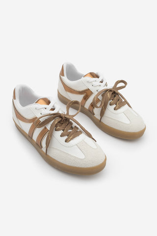 Kadın Sneaker Spor Ayakkabı Forden - Altın Bakır