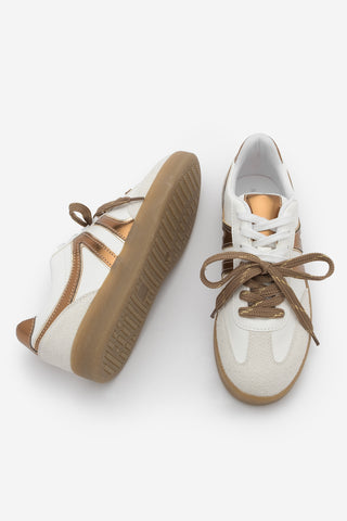Kadın Sneaker Spor Ayakkabı Forden - Altın Bakır