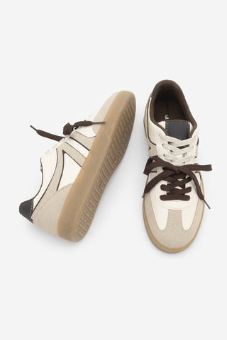 Kadın Sneaker Spor Ayakkabı Forden - Bej