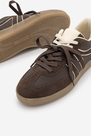 Kadın Sneaker Spor Ayakkabı Forden - Kahve Süet