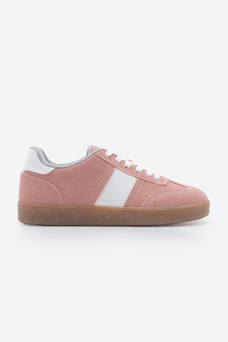 Kadın Sneaker Spor Ayakkabı Penor - Pembe Süet