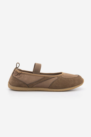 Kadın Sneaker Bantlı Günlük Spor Babet Sneaker Ronda - Tütün Kahve Süet