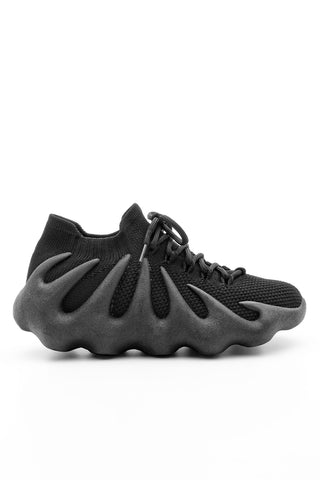 Kadın Sneaker Triko Eva Taban Spor Ayakkabı Viela - Siyah