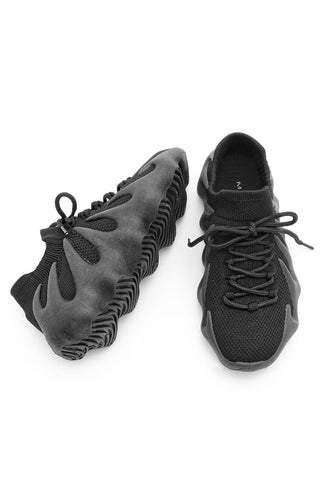 Kadın Sneaker Triko Eva Taban Spor Ayakkabı Viela - Siyah