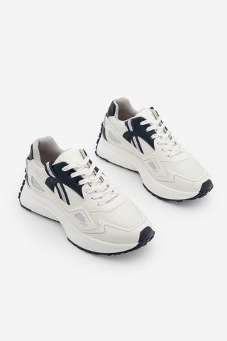 Kadın Sneaker Kalın Taban Sneaker Spor Ayakkabı Batira - Beyaz