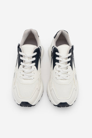 Kadın Sneaker Kalın Taban Sneaker Spor Ayakkabı Batira - Beyaz