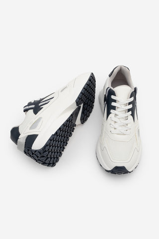 Kadın Sneaker Kalın Taban Sneaker Spor Ayakkabı Batira - Beyaz