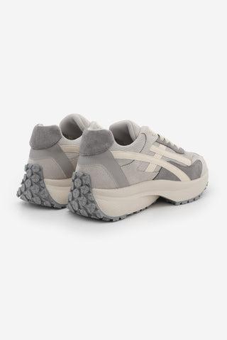 Kadın Sneaker Kalın Taban Sneaker Spor Ayakkabı Ribaga - Gri
