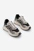 Kadın Sneaker Kalın Taban Sneaker Spor Ayakkabı Ribaga - Siyah