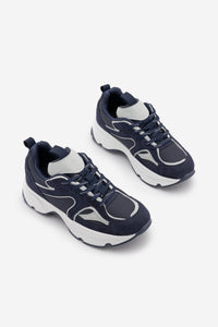 Kadın Sneaker Kalın Taban Spor Ayakkabı Merita - Lacivert