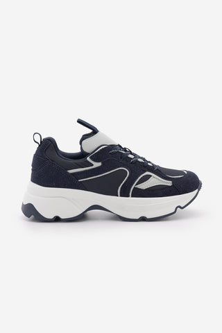 Kadın Sneaker Kalın Taban Spor Ayakkabı Merita - Lacivert