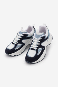 Kadın Sneaker Kalın Taban Spor Ayakkabı Merita - Mavi