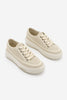 Kadın Sneaker Kalın Taban Spor Ayakkabı Kotnel - Bej Süet
