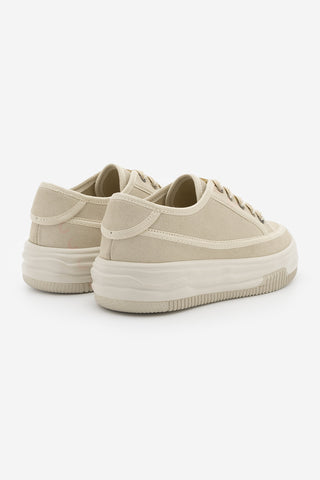 Kadın Sneaker Kalın Taban Spor Ayakkabı Kotnel - Bej Süet