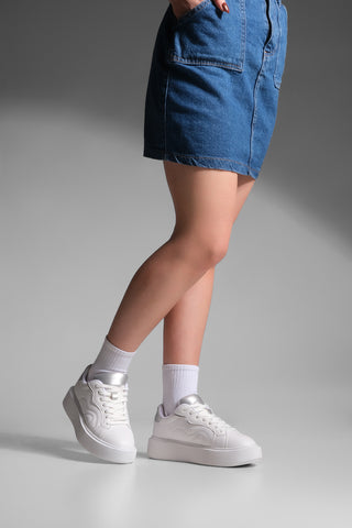 Kadın Sneaker  Spor Ayakkabı Akisa - Gümüş