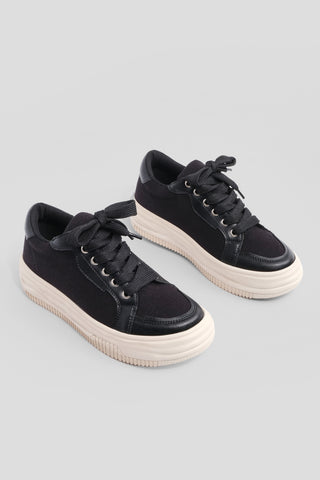 Kadın Sneaker  Spor Ayakkabı Lüteb - Siyah