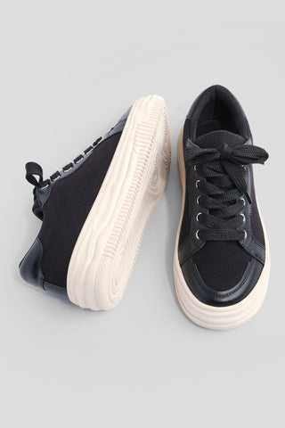 Kadın Sneaker  Spor Ayakkabı Lüteb - Siyah