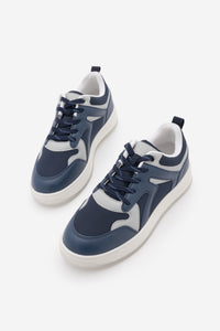 Kadın Sneaker Kalın Taban Spor Ayakkabı Aryan - Lacivert