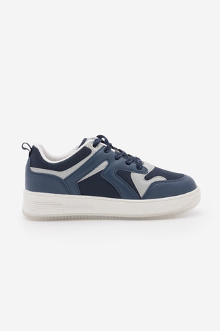 Kadın Sneaker Kalın Taban Spor Ayakkabı Aryan - Lacivert