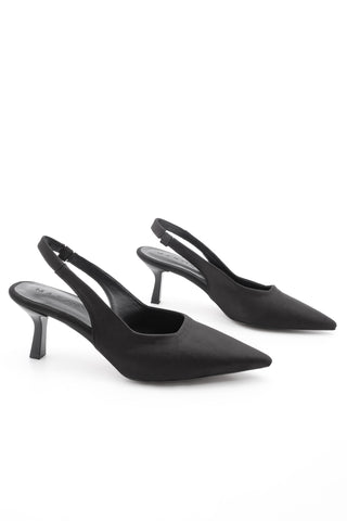 Kadın Stiletto Topuklu Ayakkabı Ader - Siyah