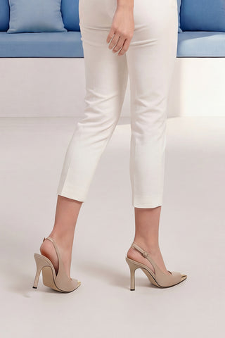 Kadın Stiletto Topuklu Ayakkabı Süvat - Bej