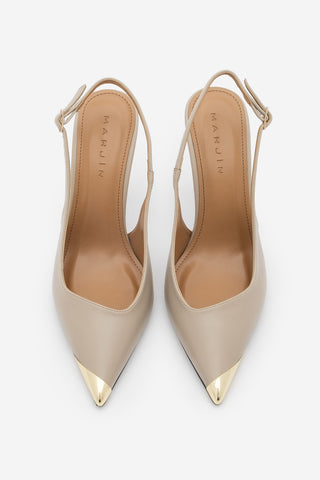 Kadın Stiletto Topuklu Ayakkabı Süvat - Bej