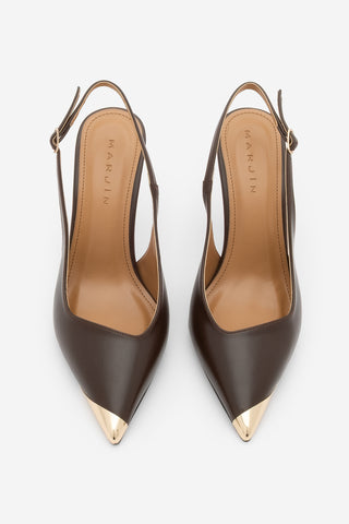 Kadın Stiletto Topuklu Ayakkabı Süvat - Kahve