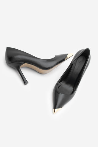 Kadın Stiletto Topuklu Ayakkabı Ginez - Siyah