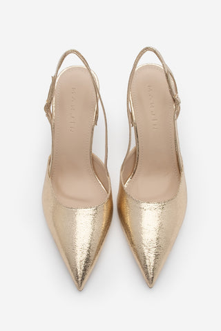 Kadın Stiletto Topuklu Ayakkabı Zemar - Altın