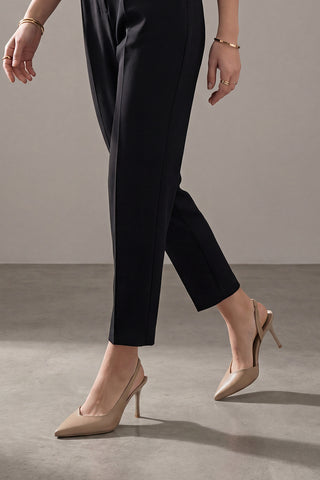 Kadın Stiletto Sivri Burun Topuklu Ayakkabı Esvin - Vizon