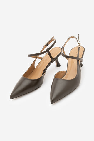 Kadın Stiletto Topuklu Ayakkabı Livam - Kahve