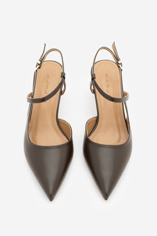 Kadın Stiletto Topuklu Ayakkabı Livam - Kahve