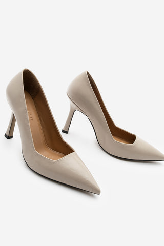 Kadın Stiletto Topuklu Ayakkabı Zarte - Bej