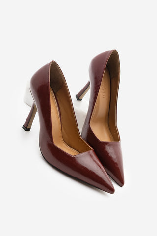 Kadın Stiletto Topuklu Ayakkabı Zarte - Bordo